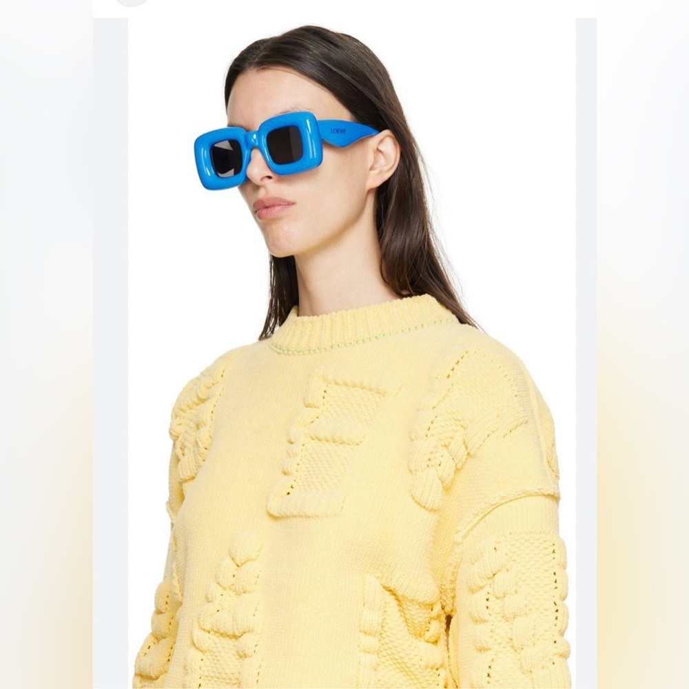Loewe Inflated rectangular sunglasses. - Picture 11 of 12